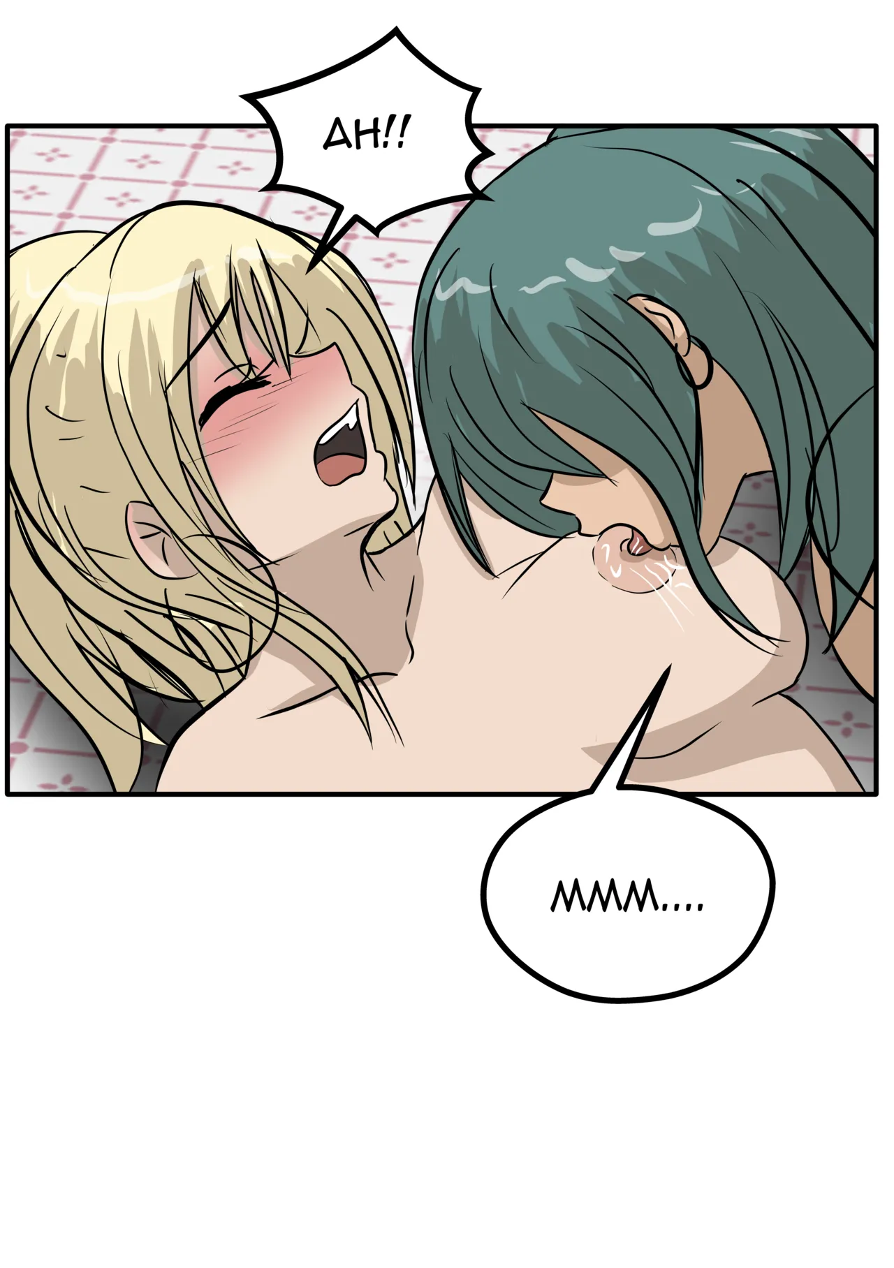 Alex and Danny's Weight Training Mishap! FINAL page 195 original parody - yuri kissing hentai manga - read online free