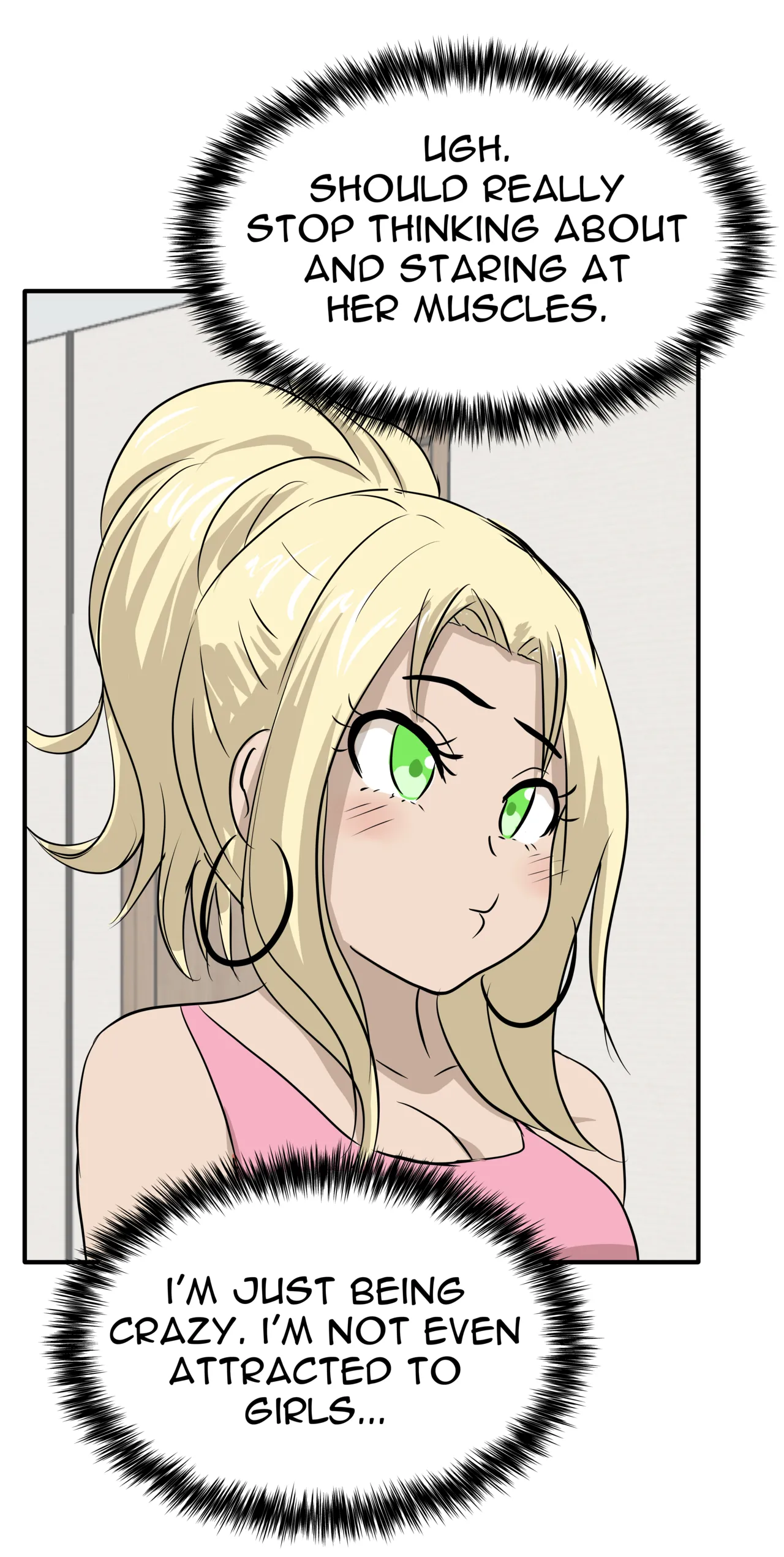 Alex and Danny's Weight Training Mishap! FINAL page 58 original parody - kissing females only hentai manga - read online free