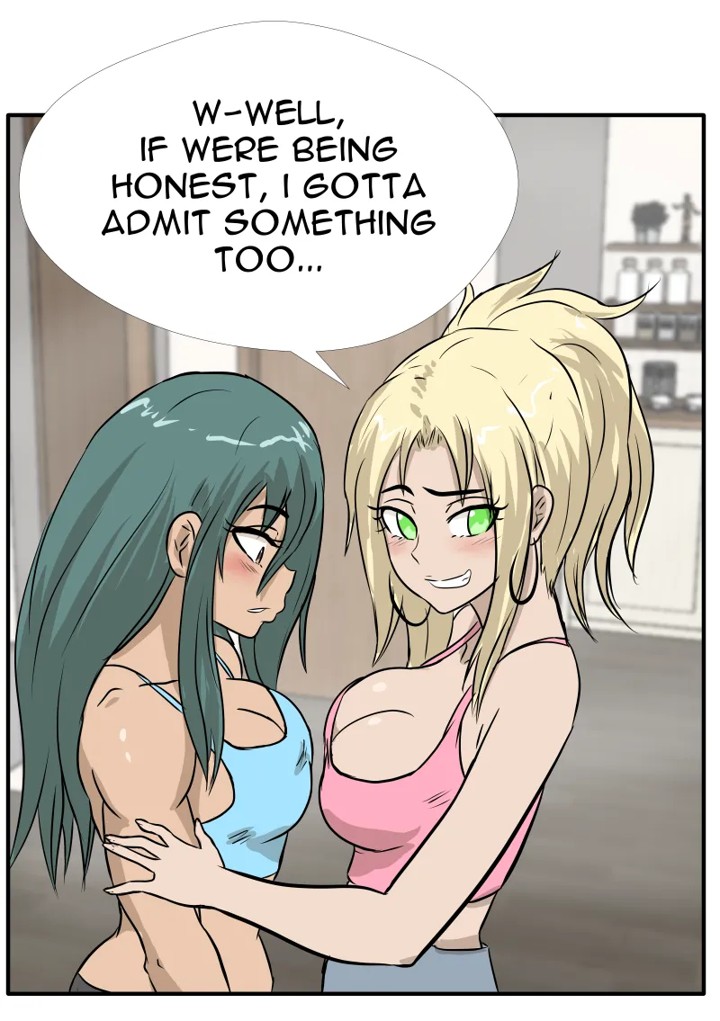 Alex and Danny's Weight Training Mishap! FINAL page 79 original parody - yuri kissing hentai manga - read online free