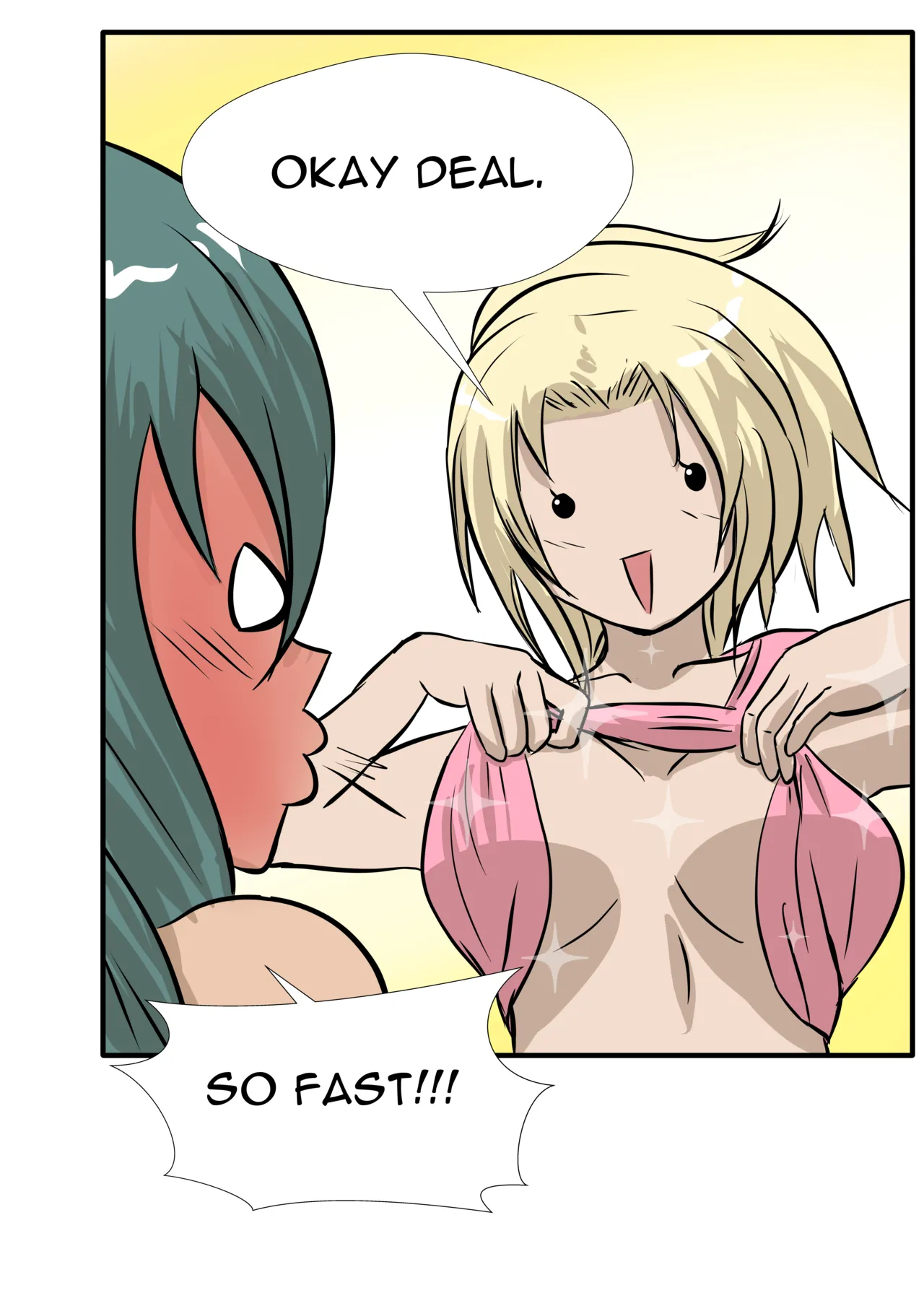 Alex and Danny's Weight Training Mishap! FINAL page 94 original parody - yuri kissing hentai manga - read online free