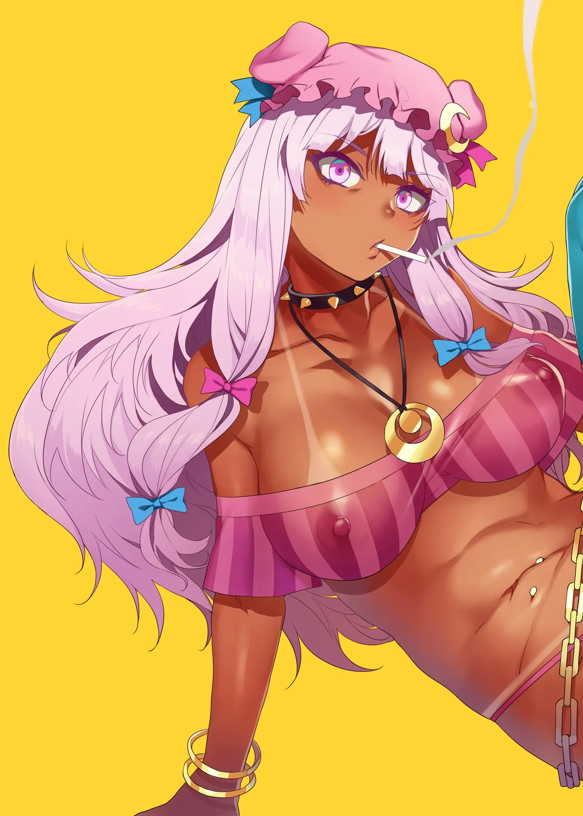 Black Gal Gensoukyou Plus | 黑皮辣妹幻想乡+ page 11 featuring hong meiling touhou project parody - piercing group hentai manga - read online free