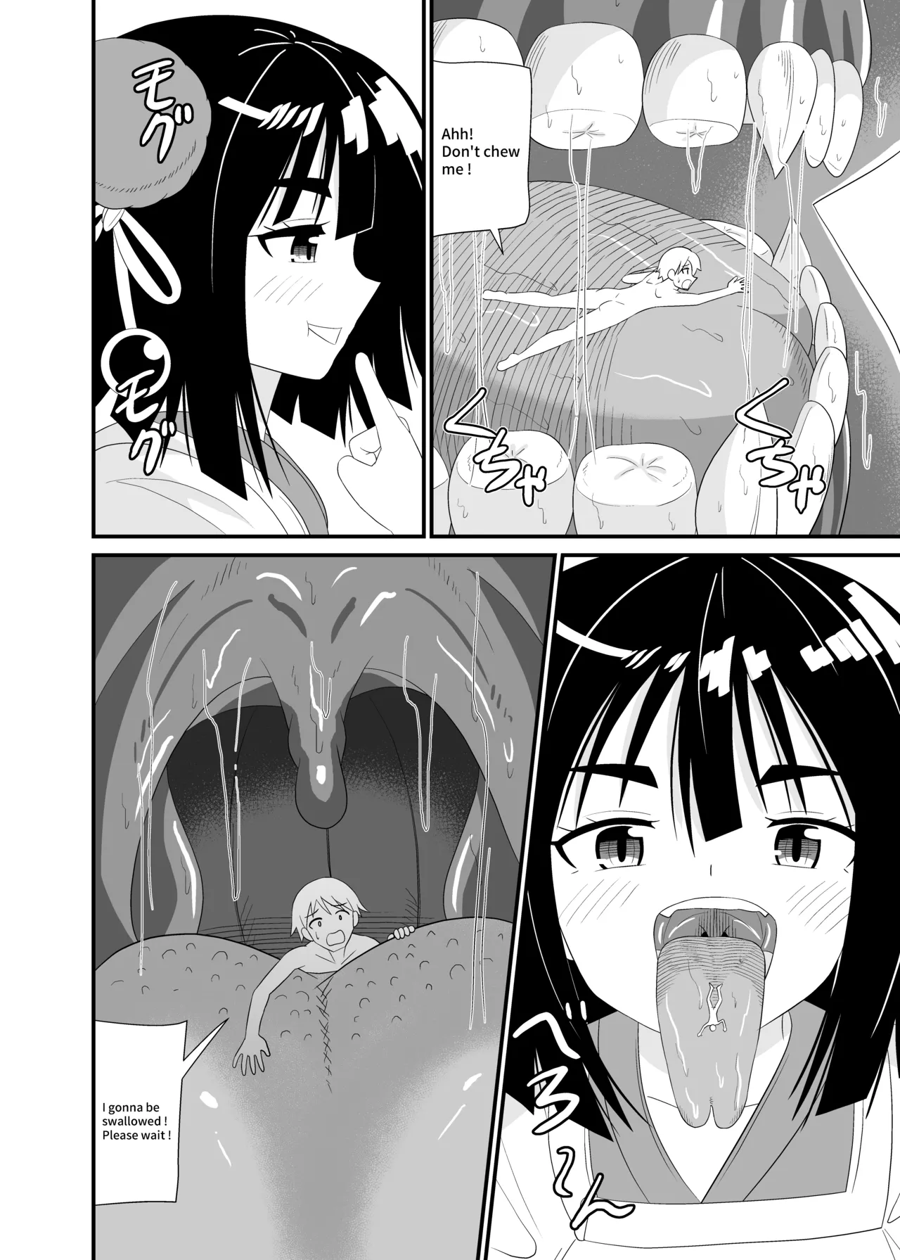 Megami-sama no Kounai Play | Oralvored by goddess. page 13 original parody - shrinking group hentai manga - read online free