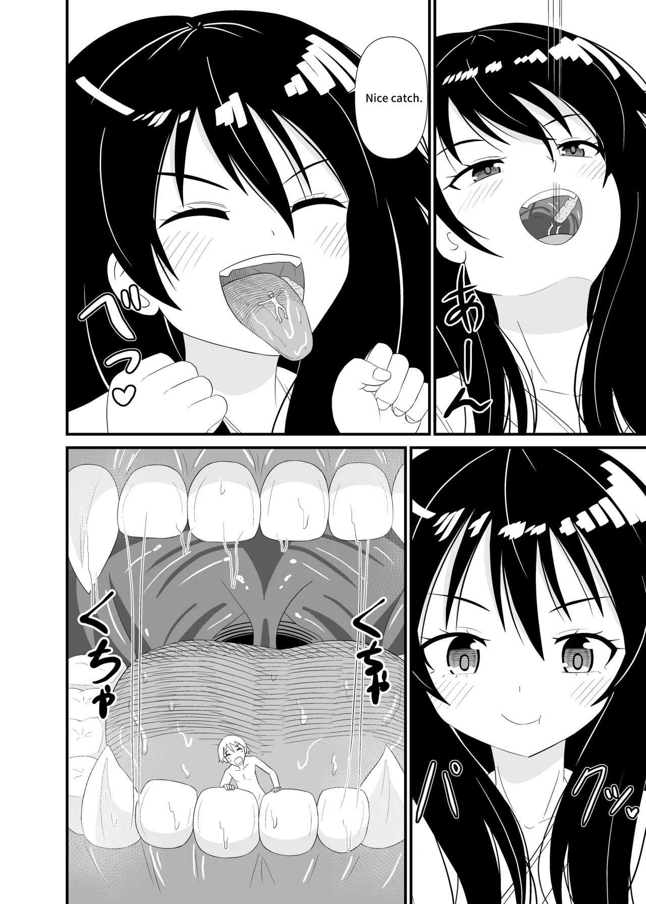 Megami-sama no Kounai Play | Oralvored by goddess. page 9 original parody - shrinking group hentai manga - read online free