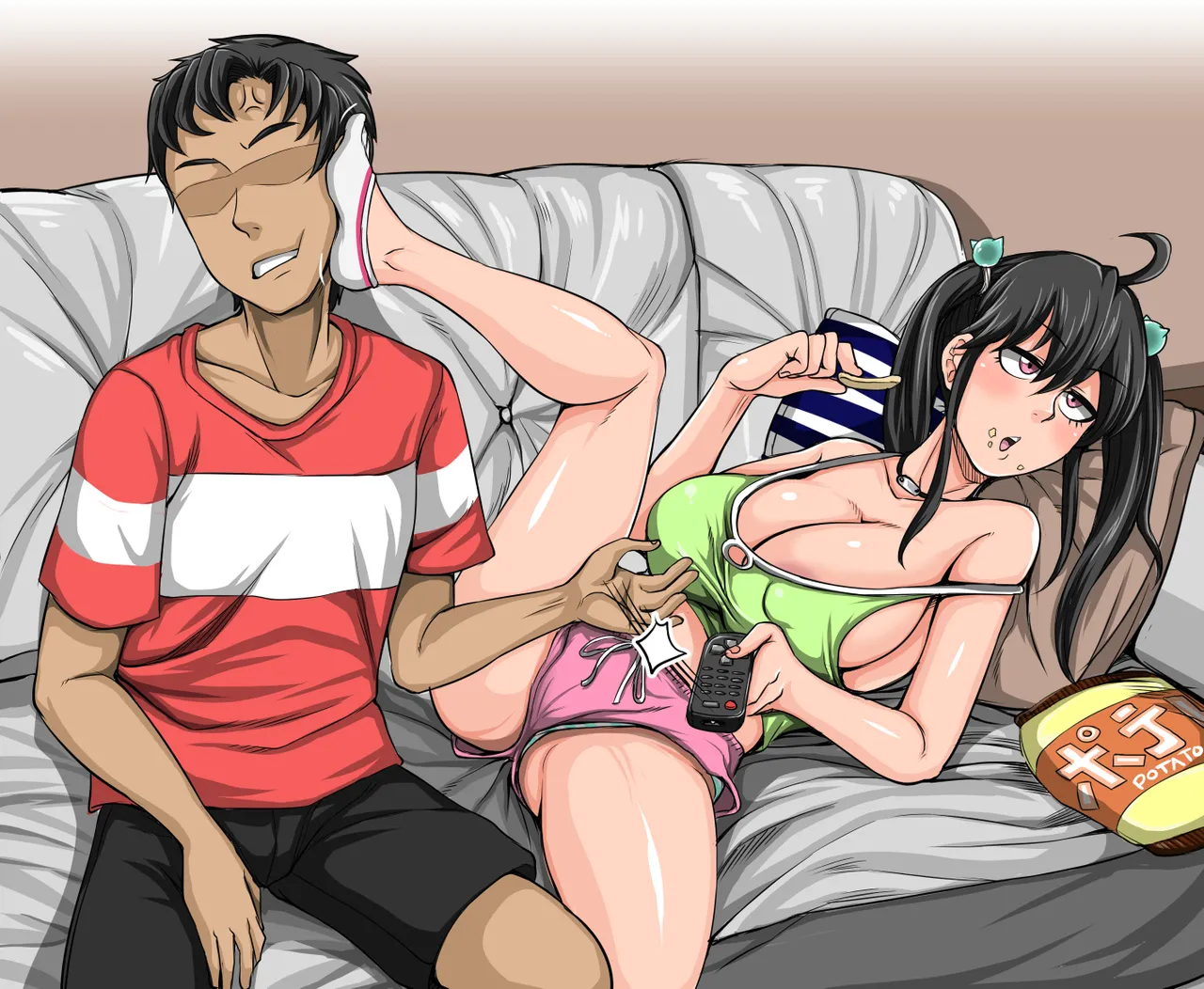 Mukatsuku Imouto wa Chanto Shikaranakucha 1-35 Matome page 75 original parody - story arc dark skin hentai manga - read online free