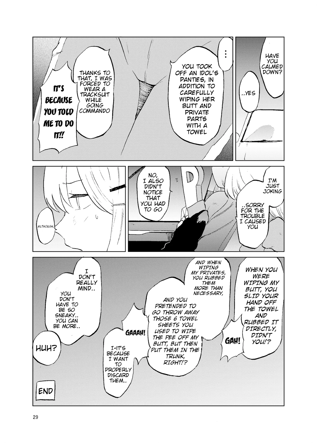 TOILET side：tsumugi page 27 featuring producer the idolmaster parody - urination sole male hentai manga - read online free