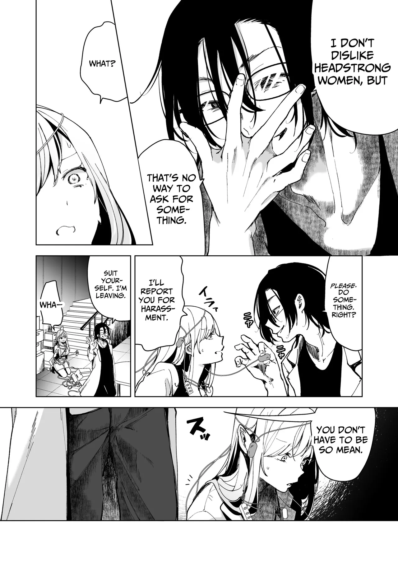 [Face Look Ponpon (Mogiri Ochigi)] Ai Gangu no Onna ~Tokumei Kaihatsu-bu no Otoko Futari ni Gangu ni Sarete Rinri ga Houkai~ | Turned into a Sex Toy?! Goodbye Morals!! Product Testing for the Secret R&D Department [English] [Kabedon] page 10 original parody - sole female rough translation hentai manga - read online free