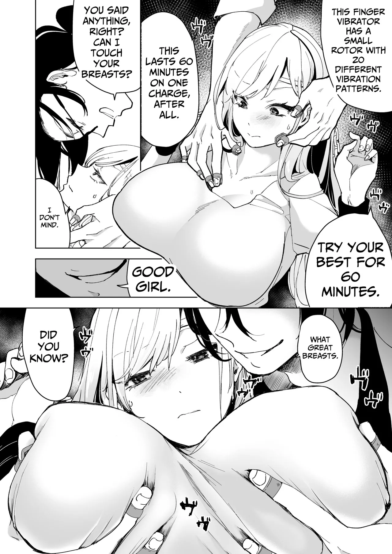 [Face Look Ponpon (Mogiri Ochigi)] Ai Gangu no Onna ~Tokumei Kaihatsu-bu no Otoko Futari ni Gangu ni Sarete Rinri ga Houkai~ | Turned into a Sex Toy?! Goodbye Morals!! Product Testing for the Secret R&D Department [English] [Kabedon] page 26 original parody - sole female rough translation hentai manga - read online free