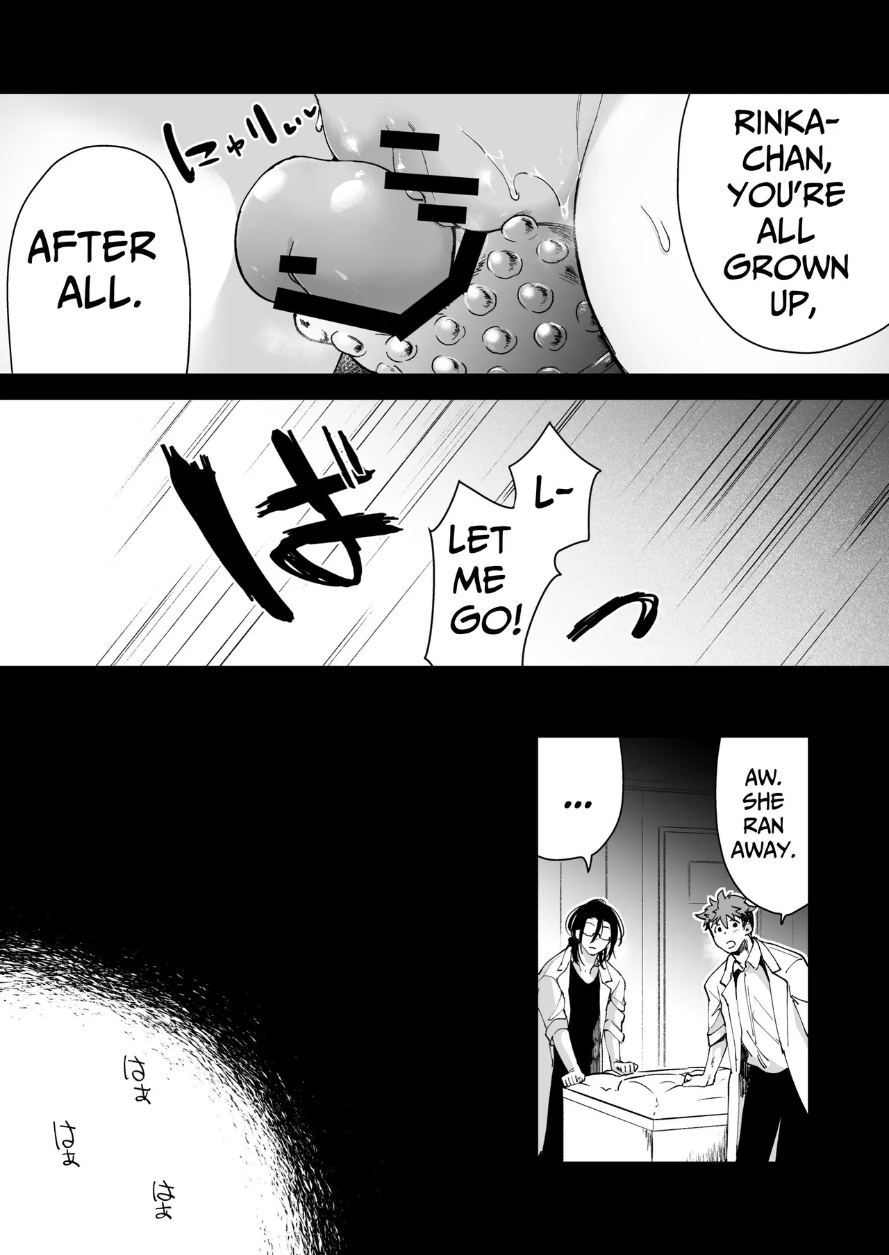 [Face Look Ponpon (Mogiri Ochigi)] Ai Gangu no Onna ~Tokumei Kaihatsu-bu no Otoko Futari ni Gangu ni Sarete Rinri ga Houkai~ | Turned into a Sex Toy?! Goodbye Morals!! Product Testing for the Secret R&D Department [English] [Kabedon] page 87 original parody - sole female rough translation hentai manga - read online free