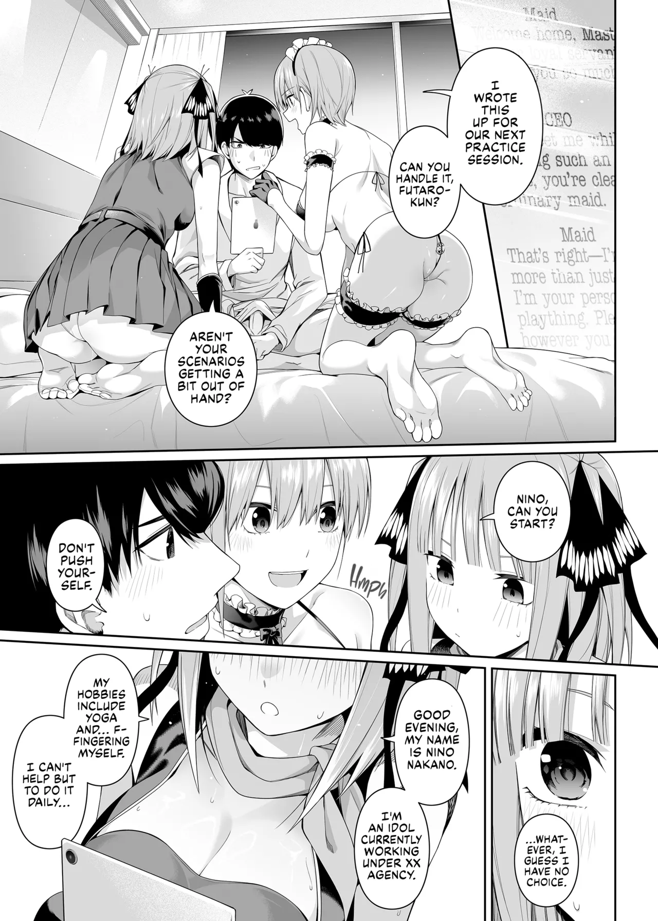 1/5 no Renai Kanjou | A Fifth of Romance page 59 featuring miku nakano gotoubun no hanayome parody - sole male gloves hentai manga - read online free