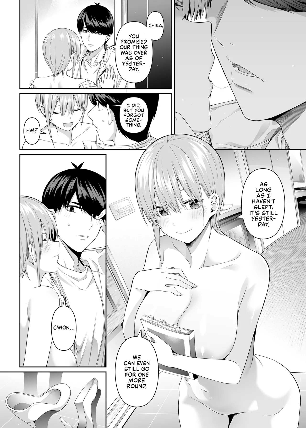 1/5 no Renai Kanjou | A Fifth of Romance page 83 featuring miku nakano gotoubun no hanayome parody - sole male gloves hentai manga - read online free