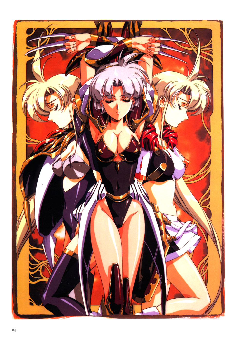 Langrisser complete I-II-III (Satoshi Urushihara art book) page 96 langrisser parody - artbook hentai manga - read online free