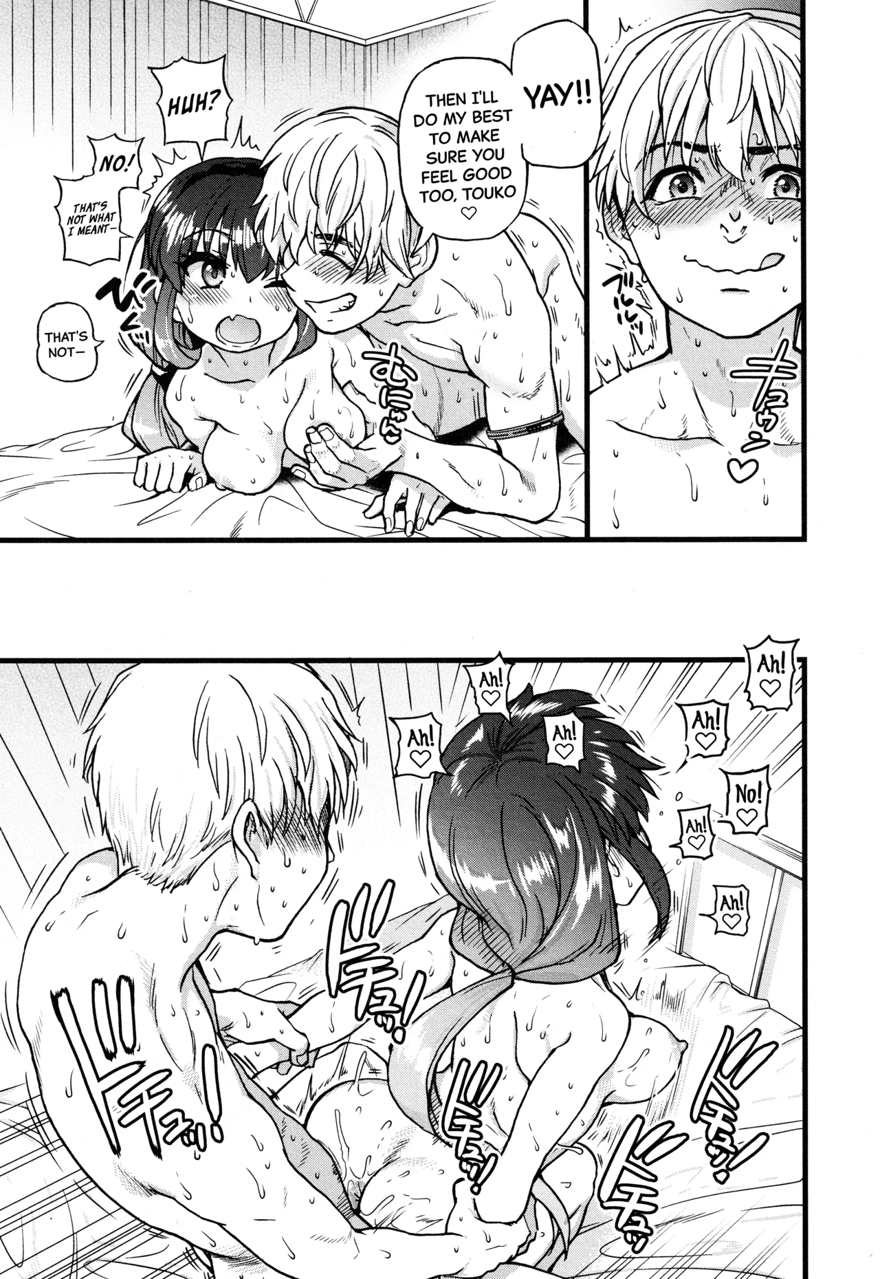 Koko Kara Saki wa Sex Desu!! (Boku no Seieki de Honpuku Kaiyu!!) Ch. 1-10 [English] page 44 - full censorship big penis hentai manga - read online free