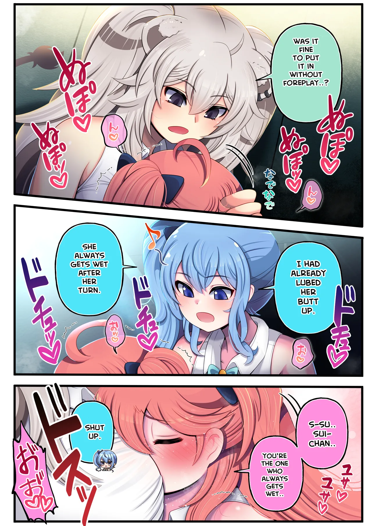 Futashishi x Mikosui page 10 featuring sakura miko hololive parody - ttf threesome big breasts hentai manga - read online free