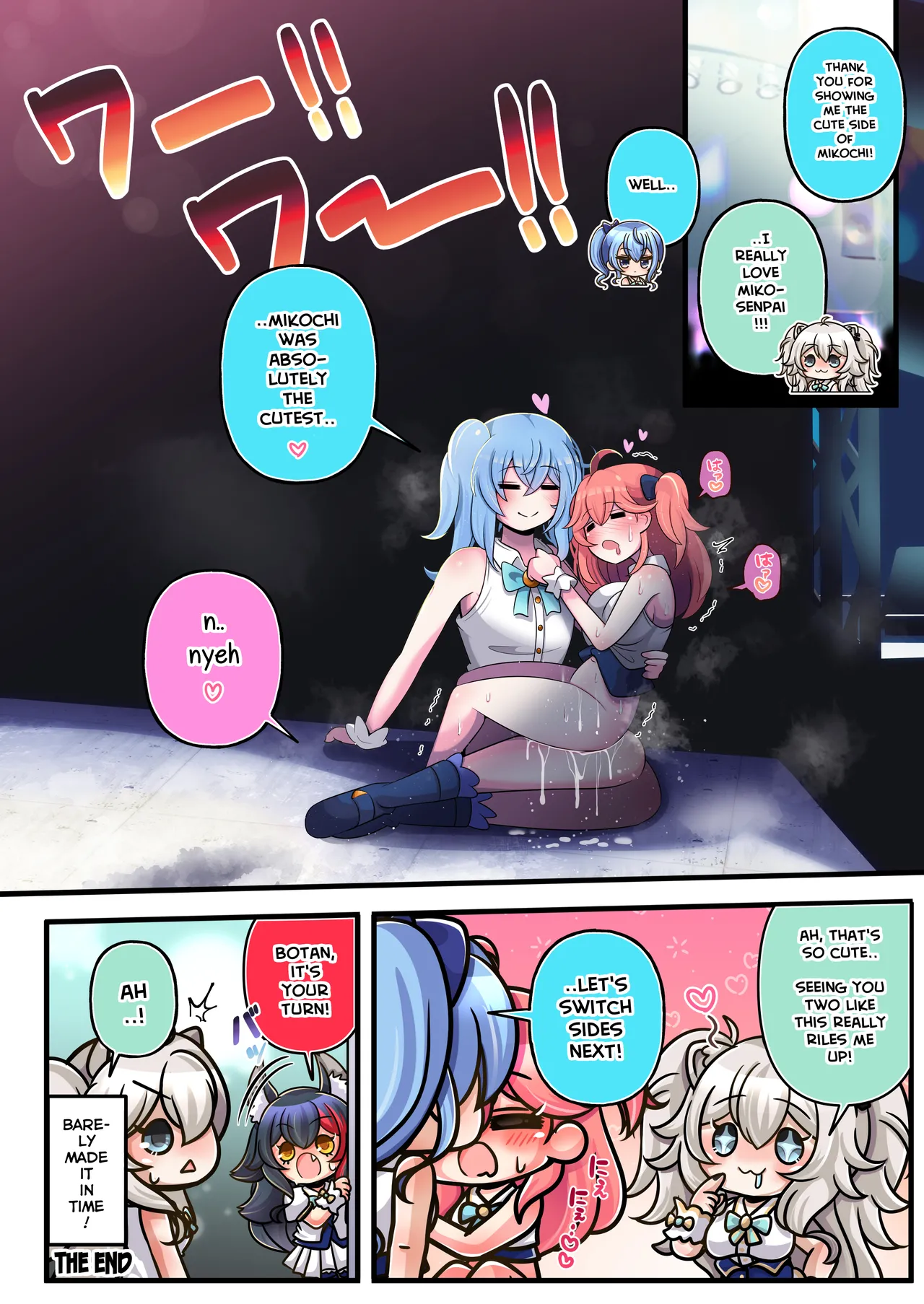 Futashishi x Mikosui page 24 featuring hoshimachi suisei hololive parody - full color mosaic censorship hentai manga - read online free