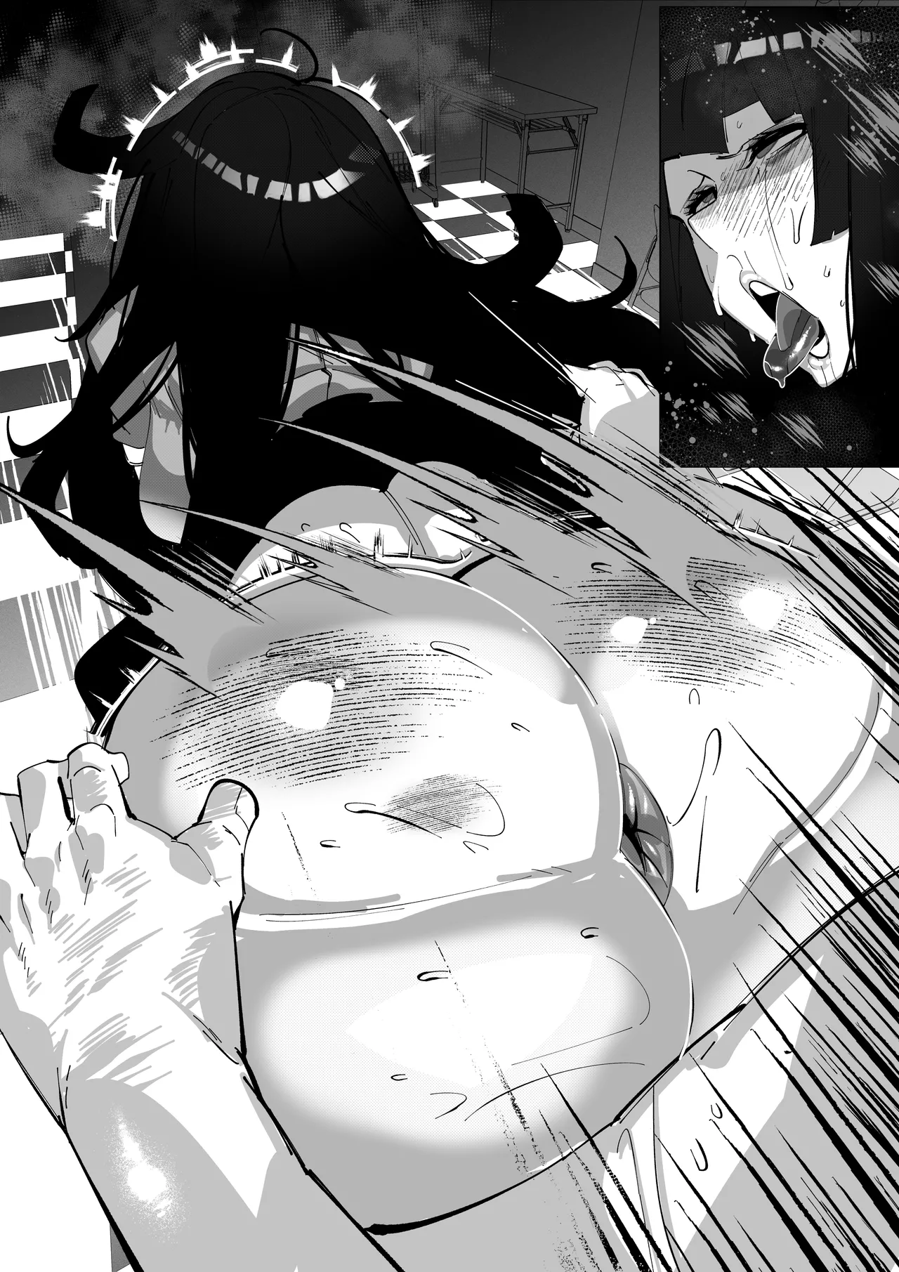 Mioboe ga Aru Kakkou no Onnanoko ga Hamerareru dake no Hanashi page 13 original parody - big breasts ahegao hentai manga - read online free