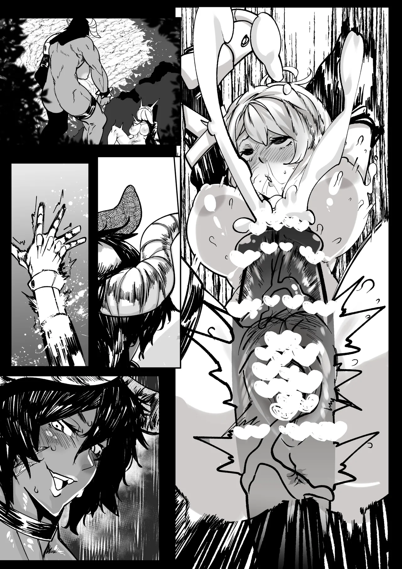 Boukensha-chan to Monster Girl page 21 original parody - big breasts dark skin hentai manga - read online free