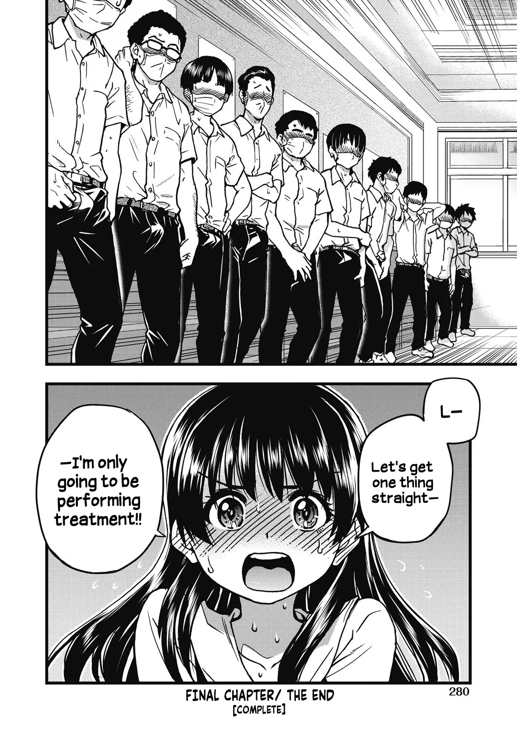 [Shiwasu no Okina] Koko Kara Saki wa Sex Desu!! (Boku no Seieki de Honpuku Kaiyu!!) Ch. 1-10 [English] page 274 - schoolgirl uniform harem hentai manga - read online free