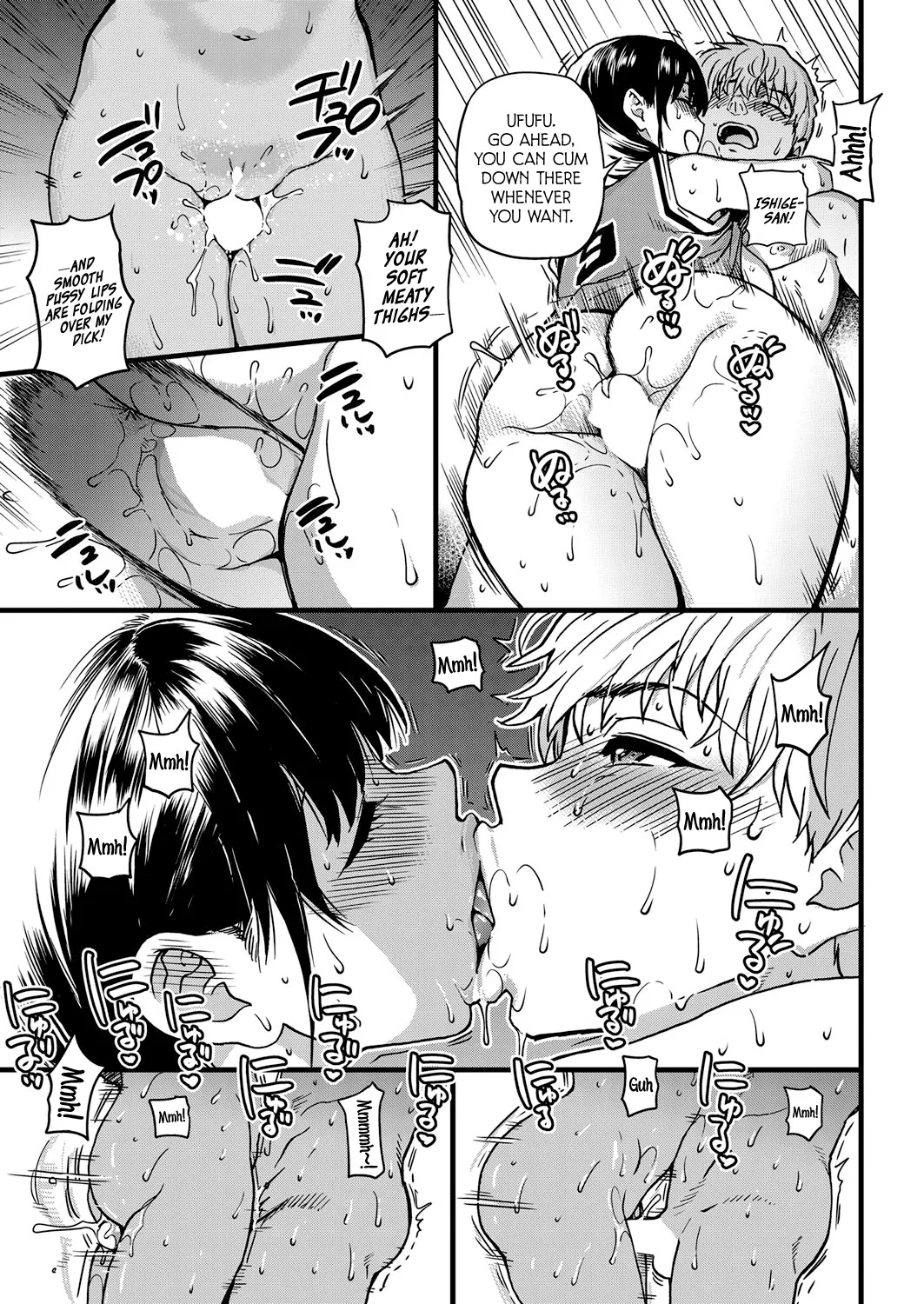 [Shiwasu no Okina] Koko Kara Saki wa Sex Desu!! (Boku no Seieki de Honpuku Kaiyu!!) Ch. 1-10 [English] page 150 - full censorship big penis hentai manga - read online free