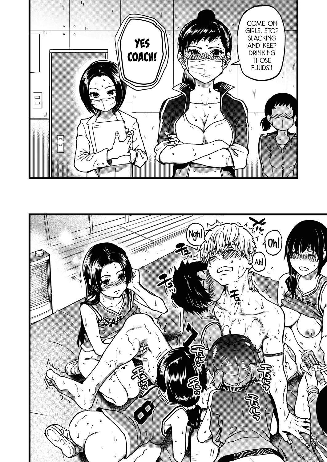 [Shiwasu no Okina] Koko Kara Saki wa Sex Desu!! (Boku no Seieki de Honpuku Kaiyu!!) Ch. 1-10 [English] page 156 - full censorship big penis hentai manga - read online free