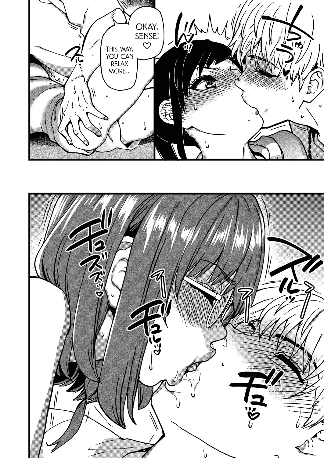 [Shiwasu no Okina] Koko Kara Saki wa Sex Desu!! (Boku no Seieki de Honpuku Kaiyu!!) Ch. 1-10 [English] page 225 - milf kissing hentai manga - read online free