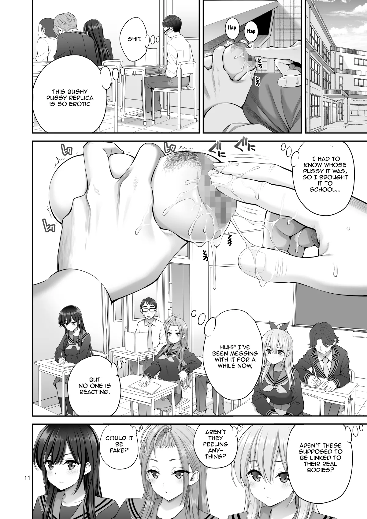 [Popochichi (Yahiro Pochi)] Fukusei Manko 2~ Majime na Manko Hen~ | Replica Pussy 2 ~The Straight-Laced Pussy Edition~ [English] [Aishi21] [Digital] page 11 original parody - sole female sole male hentai manga - read online free