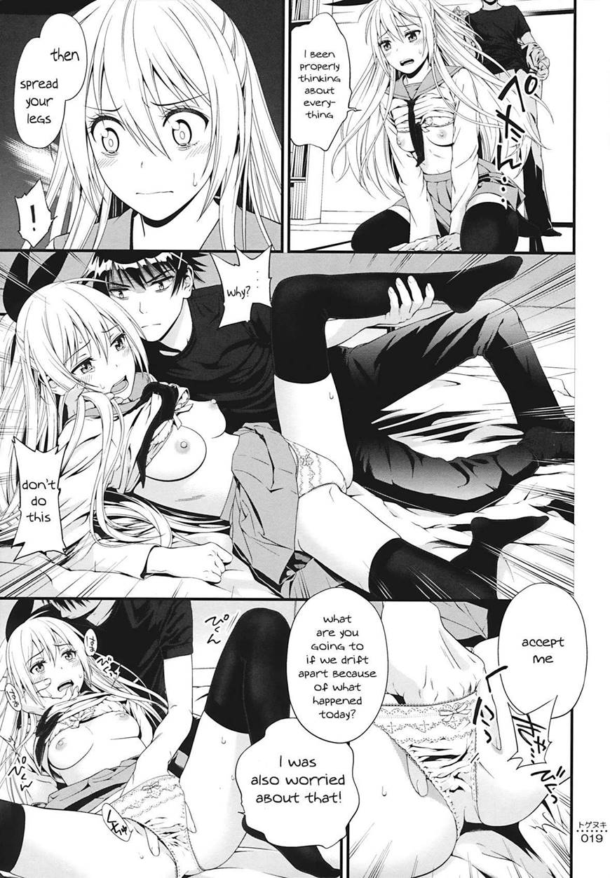 Togenuki page 16 featuring chitoge kirisaki nisekoi parody - schoolboy uniform schoolgirl uniform hentai manga - read online free