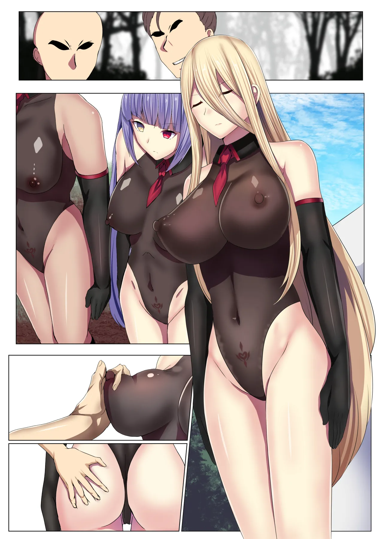 Senki Bad End Gaiden Sennou Haiboku shita Heroine no Matsuro- page 168 original parody - multi-work series blowjob hentai manga - read online free