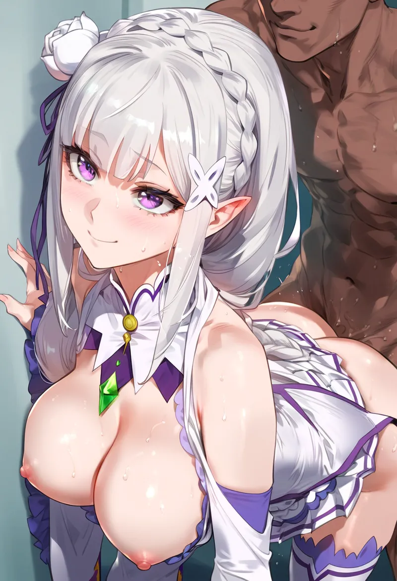 ChocoPizza emilia自 用 page 312 featuring emilia re zero kara hajimeru isekai seikatsu parody - uncensored ai generated hentai manga - read online free