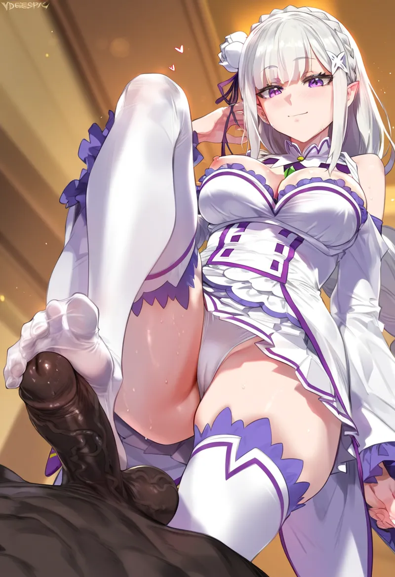 ChocoPizza emilia自 用 page 51 featuring emilia re zero kara hajimeru isekai seikatsu parody - uncensored ai generated hentai manga - read online free