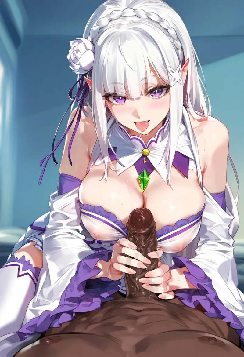 ChocoPizza emilia自 用 page 91 featuring emilia re zero kara hajimeru isekai seikatsu parody - uncensored ai generated hentai manga - read online free