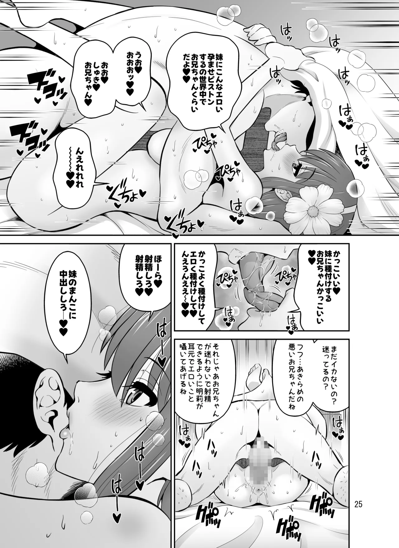 Kyonyuu Ohogoe Imouto Shudou Hairanbi Kyosei Nakadashi Sex page 25 original parody - sole female sole male hentai manga - read online free