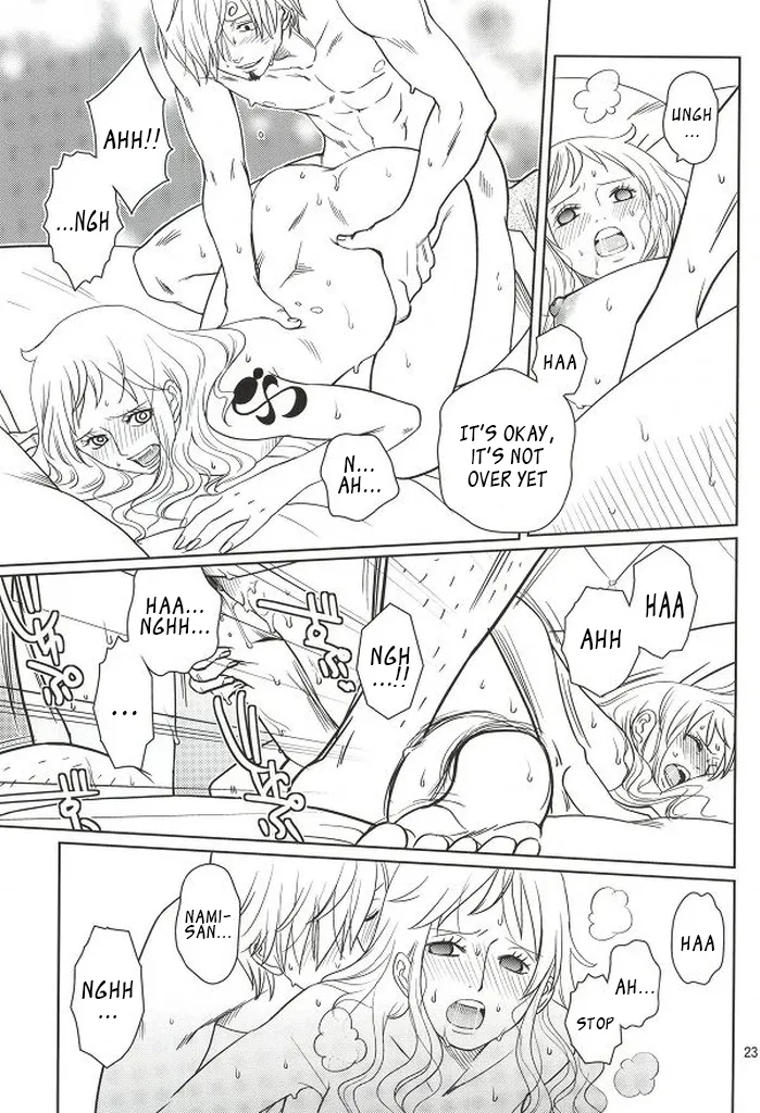 Himitsu no Koi Wazurai page 21 featuring nami one piece parody - sweating muscle hentai manga - read online free