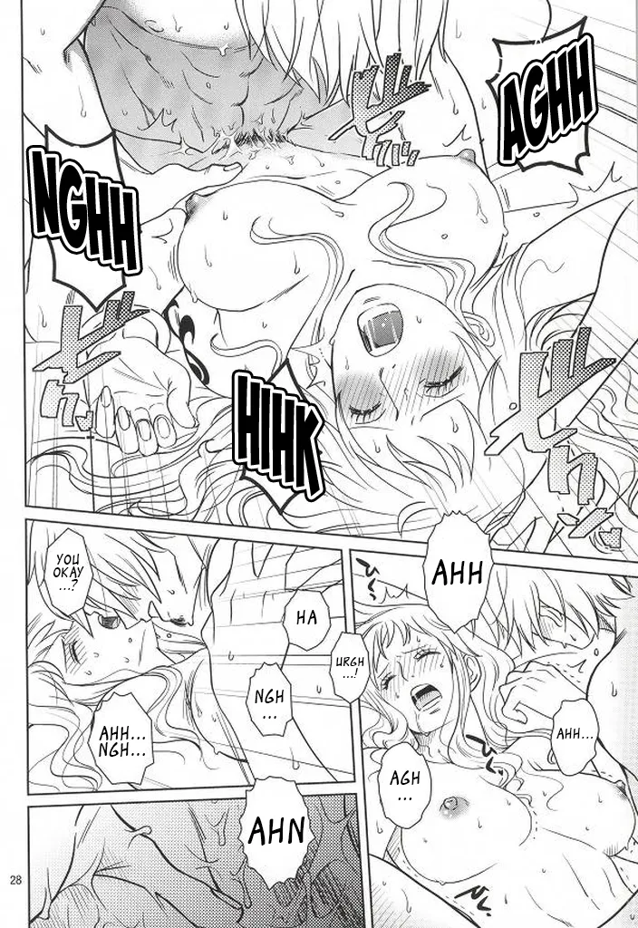 Himitsu no Koi Wazurai page 26 featuring nami one piece parody - sweating muscle hentai manga - read online free