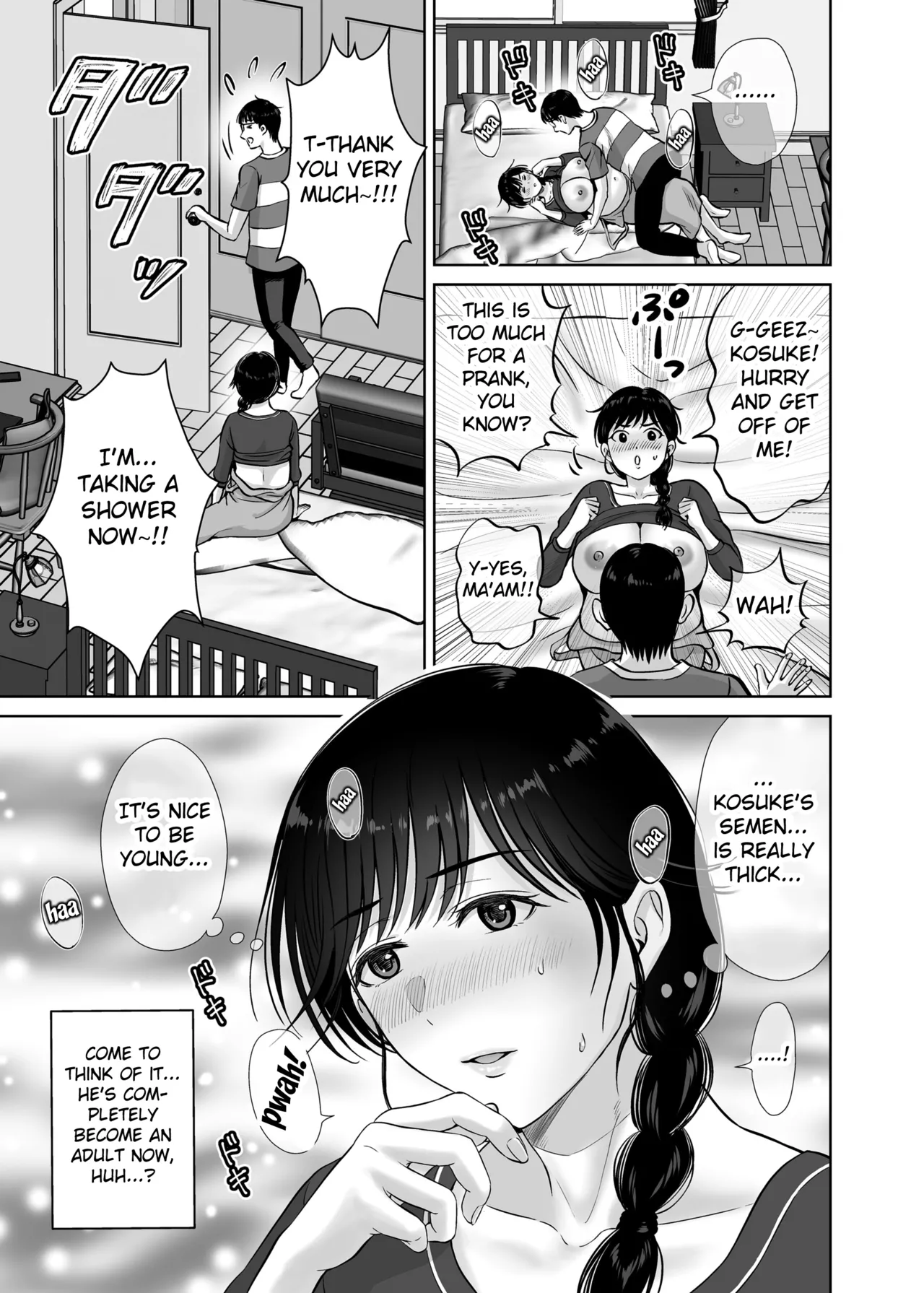 Kyonyuu Kaa-san ga Boku no Me mo Mae de 2 page 46 original parody - milf big breasts hentai manga - read online free