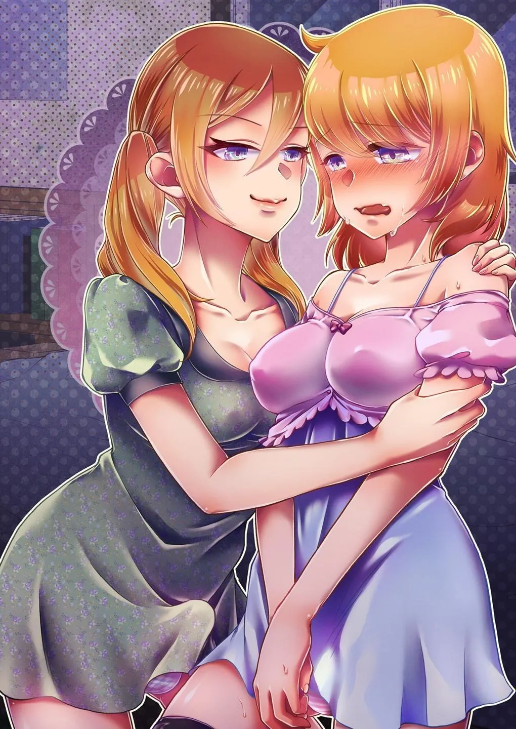 Josei-ka Ani kara Kanojo o Netocchae! | Just Steal Her From Your Feminized Brother! page 24 original parody - sole male yuri hentai manga - read online free