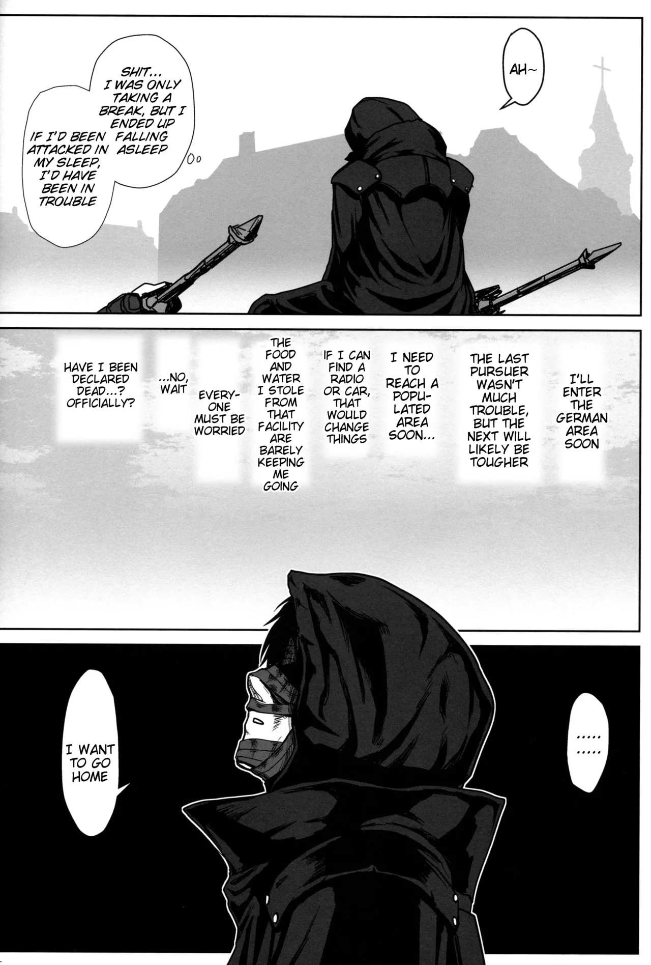 Again #6  Follow The Deadman's Trail page 28 featuring alisa ilinichina amiella god eater parody - sweating big breasts hentai manga - read online free