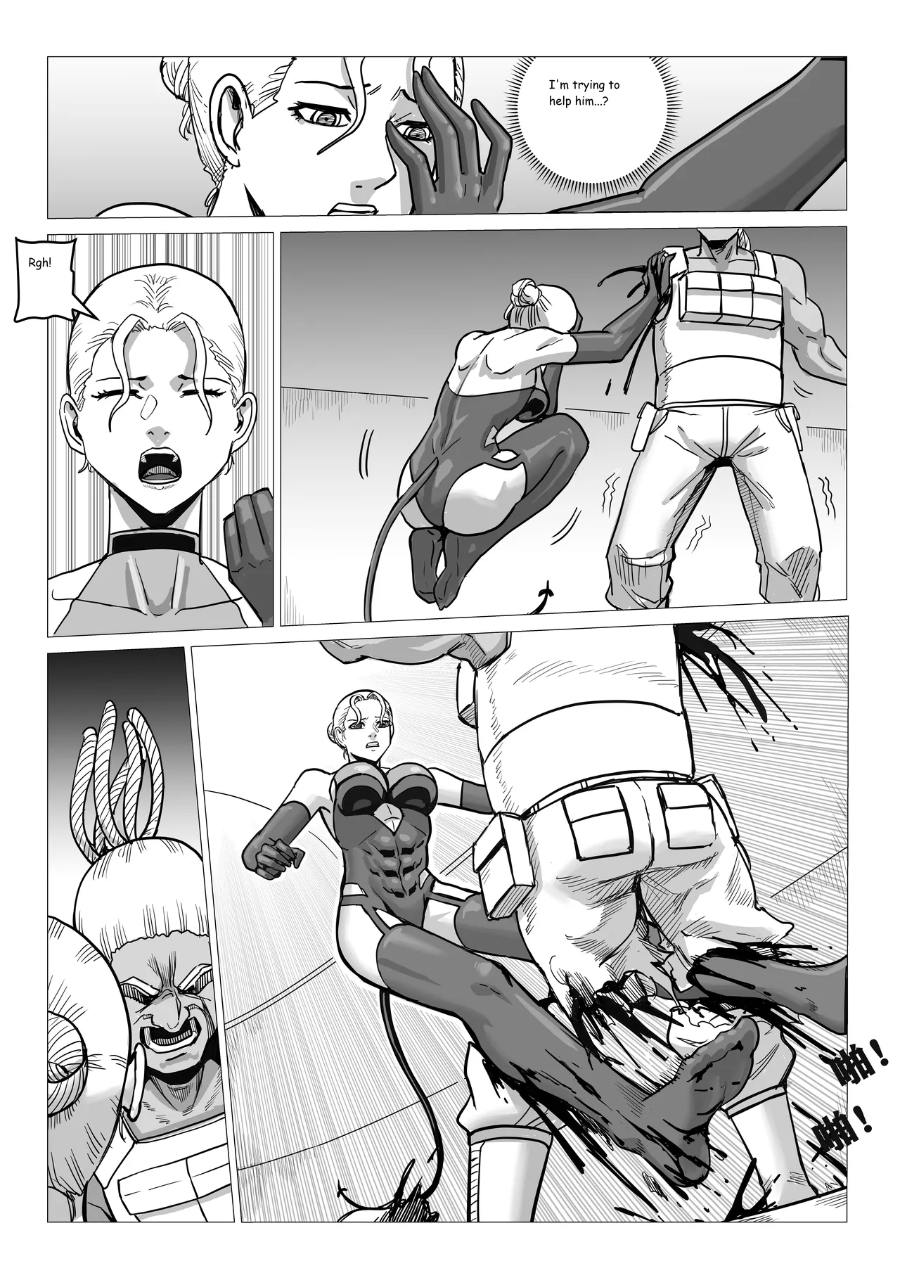 Ongoing Super-Powered Femdom Comic page 120 original parody - gloves femdom hentai manga - read online free