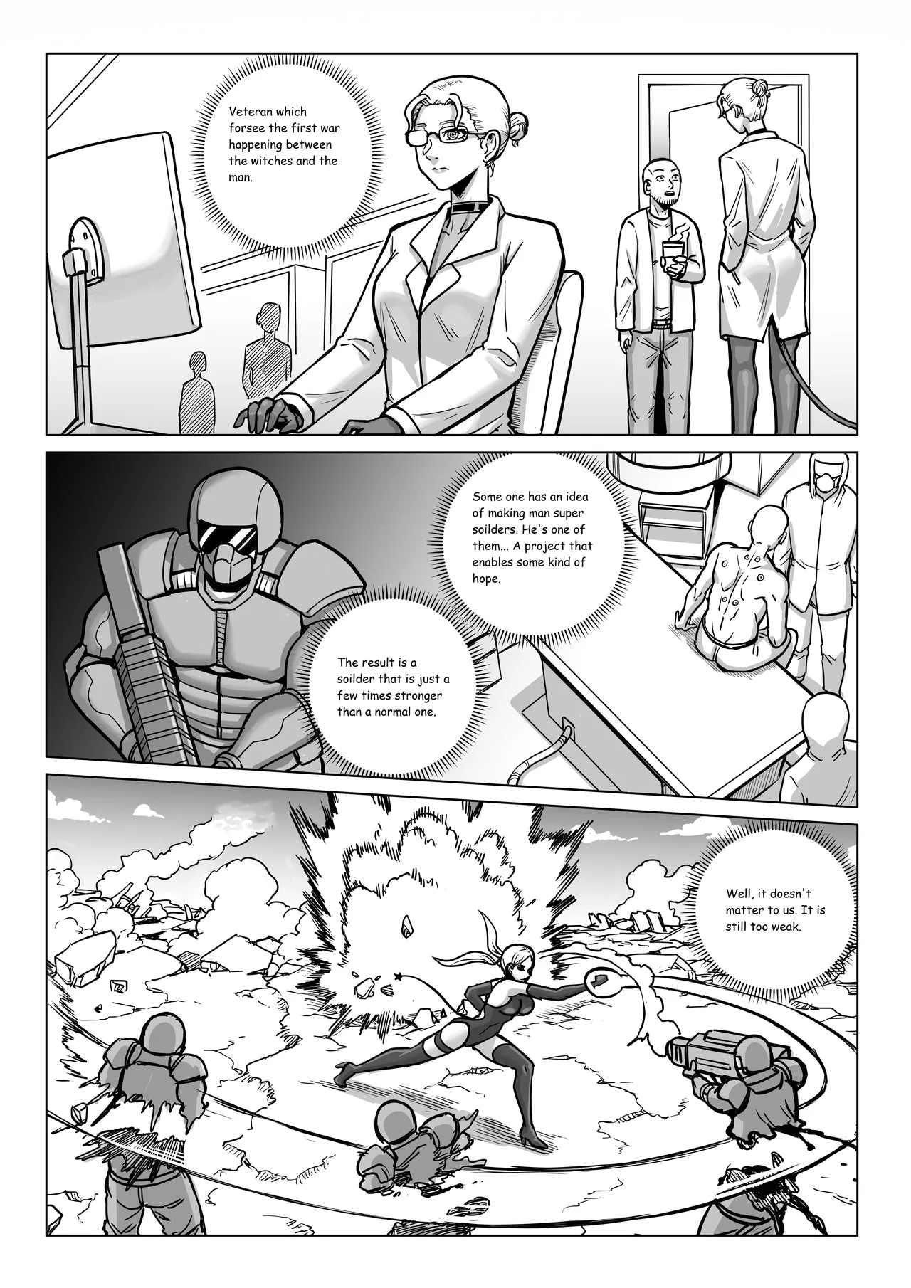 Ongoing Super-Powered Femdom Comic page 281 original parody - gloves femdom hentai manga - read online free