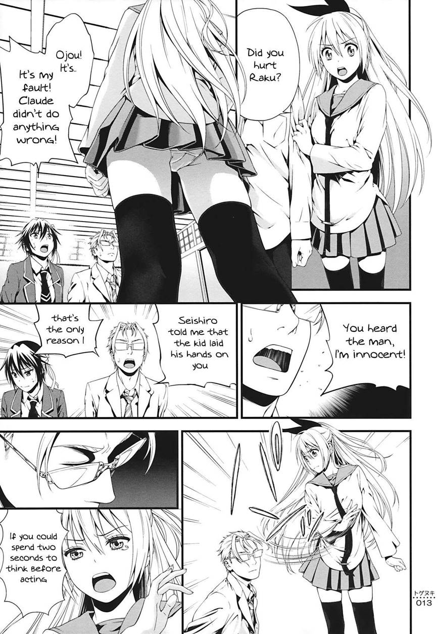 Togenuki page 12 featuring chitoge kirisaki nisekoi parody - stockings very long hair hentai manga - read online free