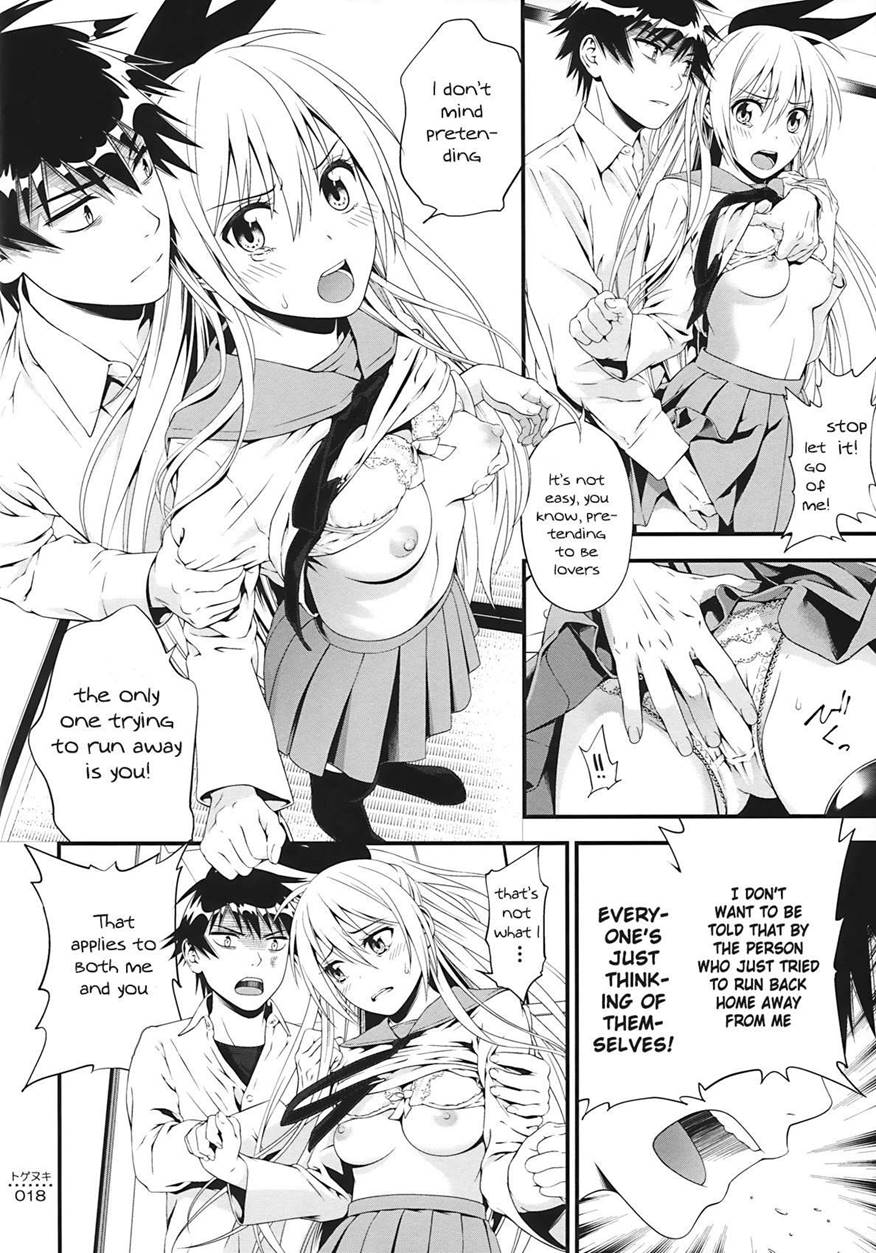 Togenuki page 17 featuring chitoge kirisaki nisekoi parody - stockings very long hair hentai manga - read online free