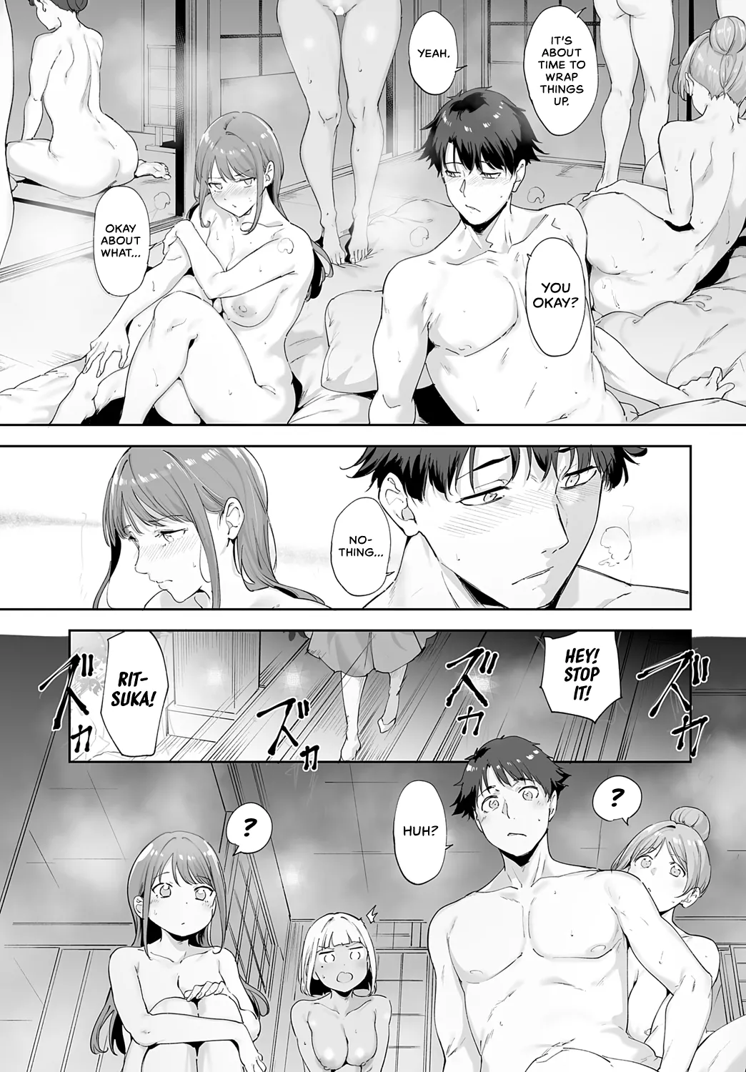 Amoral Island: Episode 4 page 39 - sole male nakadashi hentai manga - read online free