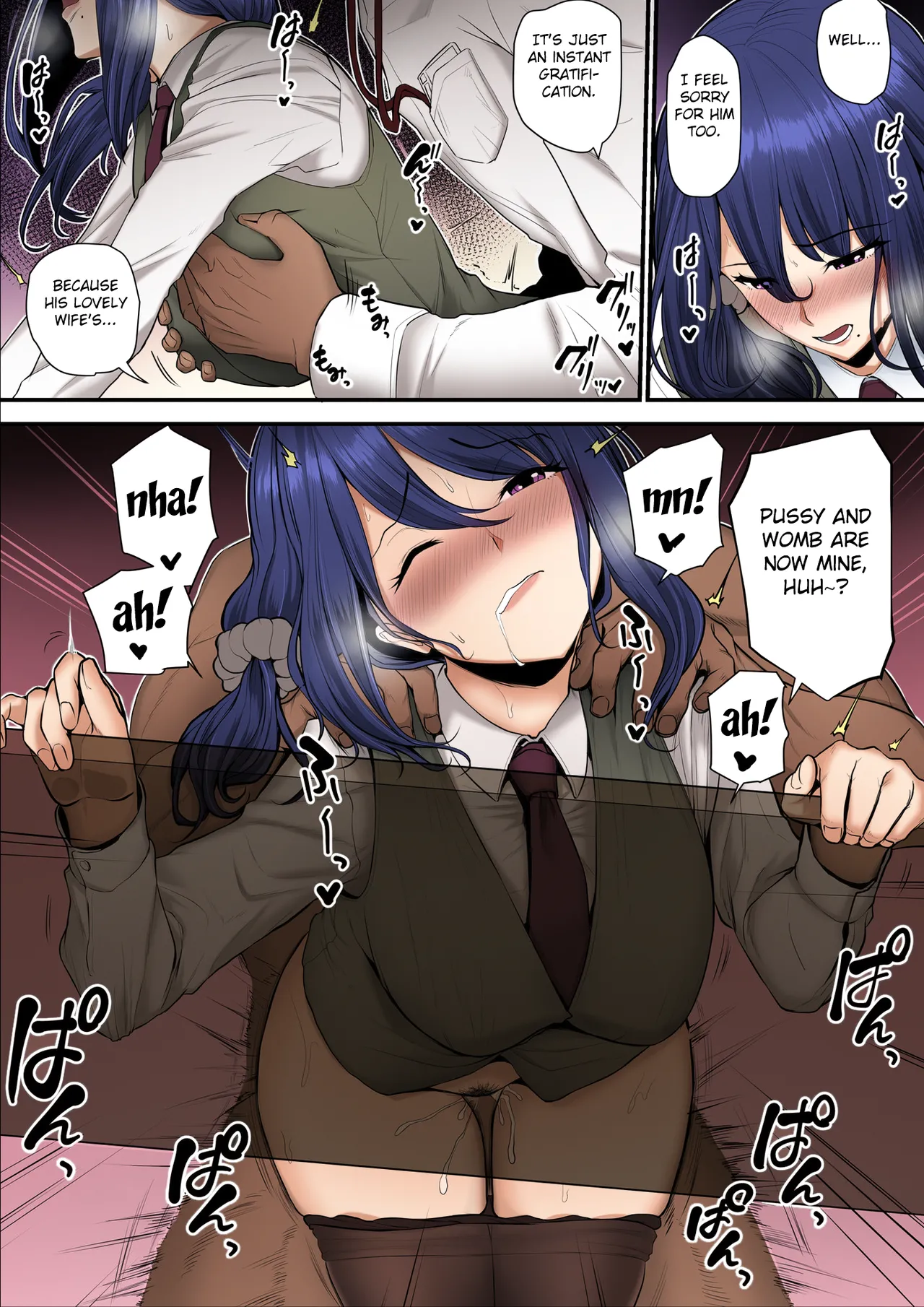 Nureta Ajisai 3 page 22 original parody - business suit pregnant hentai manga - read online free