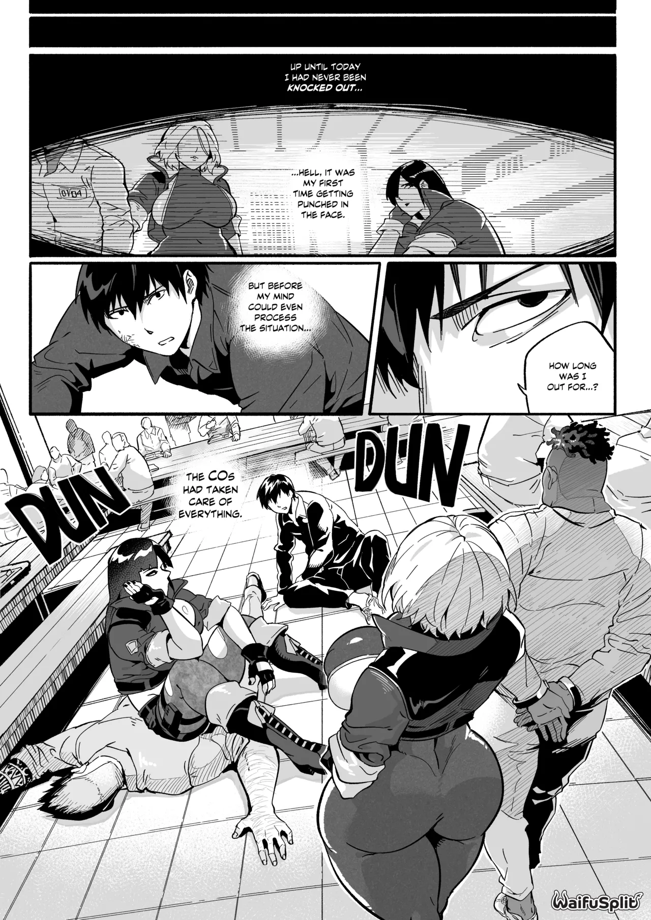 [WaifuSplit (Ryopie)] A-BLOCK ch.1-2 [English] page 17 original parody - paizuri big breasts hentai manga - read online free