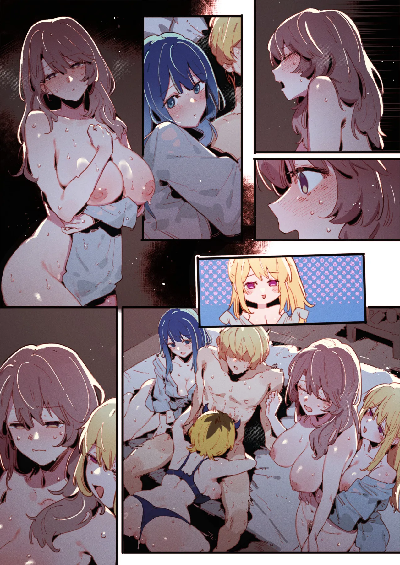 01-20_Akane &...😎🍆💢 & _Kana &...👒🍆💢 & Miyako page 96 featuring aqua hoshino oshi no ko parody - nakadashi full color hentai manga - read online free