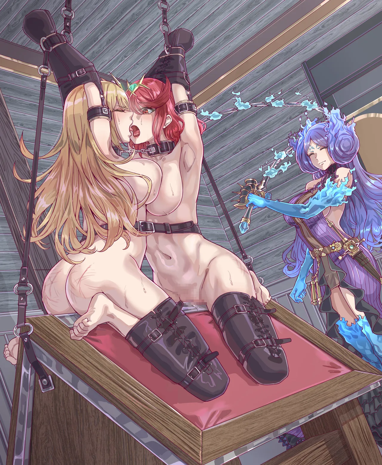 An Unexpected Journey page 26 featuring mythra xenoblade chronicles 2 parody - blindfold pantyhose hentai manga - read online free