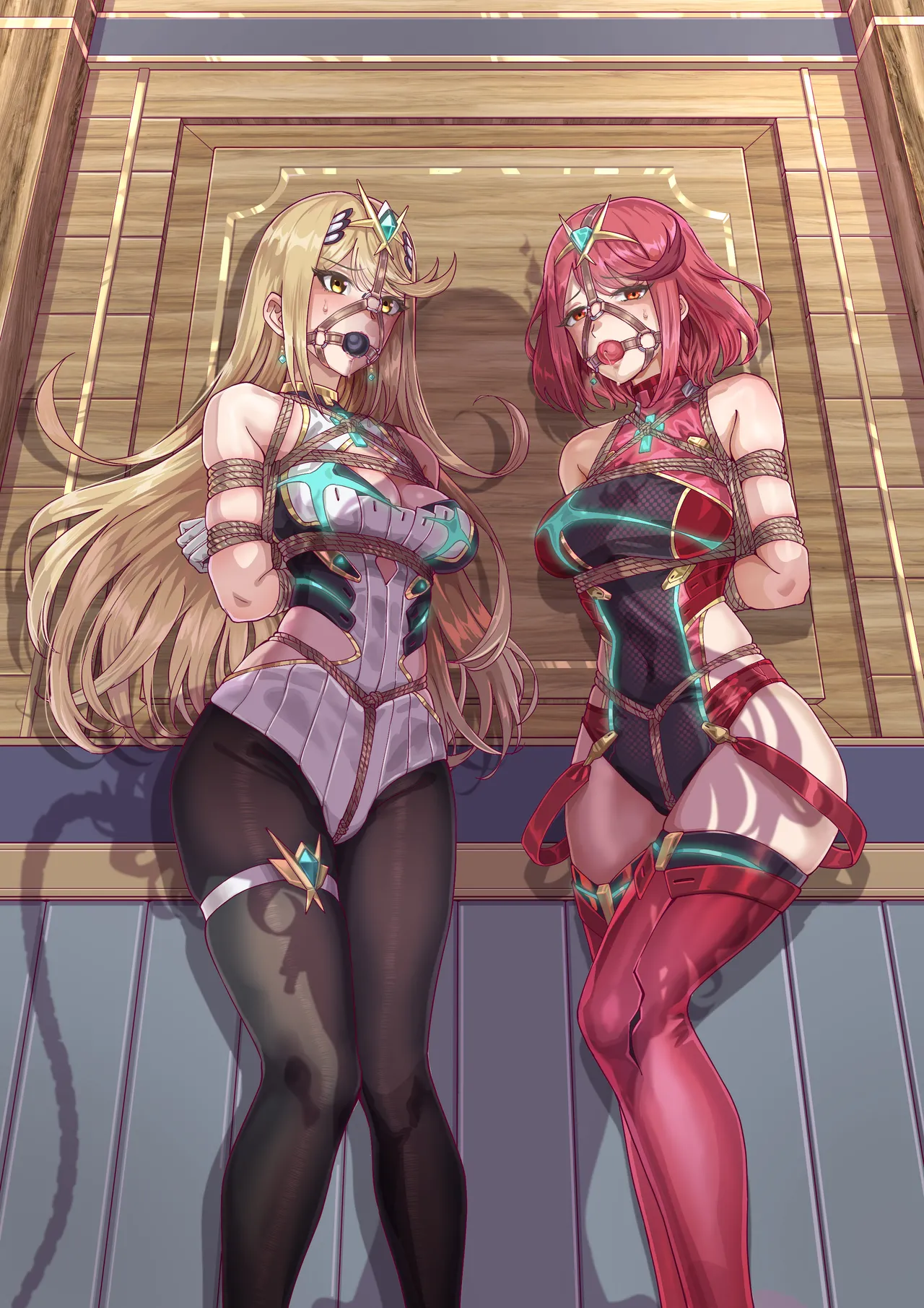 An Unexpected Journey page 46 featuring mythra xenoblade chronicles 2 parody - blindfold pantyhose hentai manga - read online free