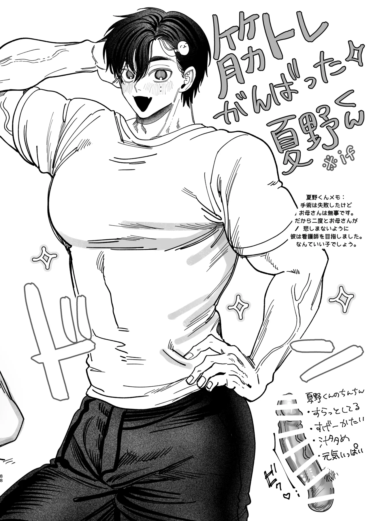 Page 86 of [KANIPANKO (Kanipan Mushamusha)] Reikoku na Gekai ga Inu no You na Kangoshi ni Bokki Saserareru - The Beefy Stoic Surgeon is Obsessed with His Younger Golden-Retriever Nurse's Cock! [Digital]