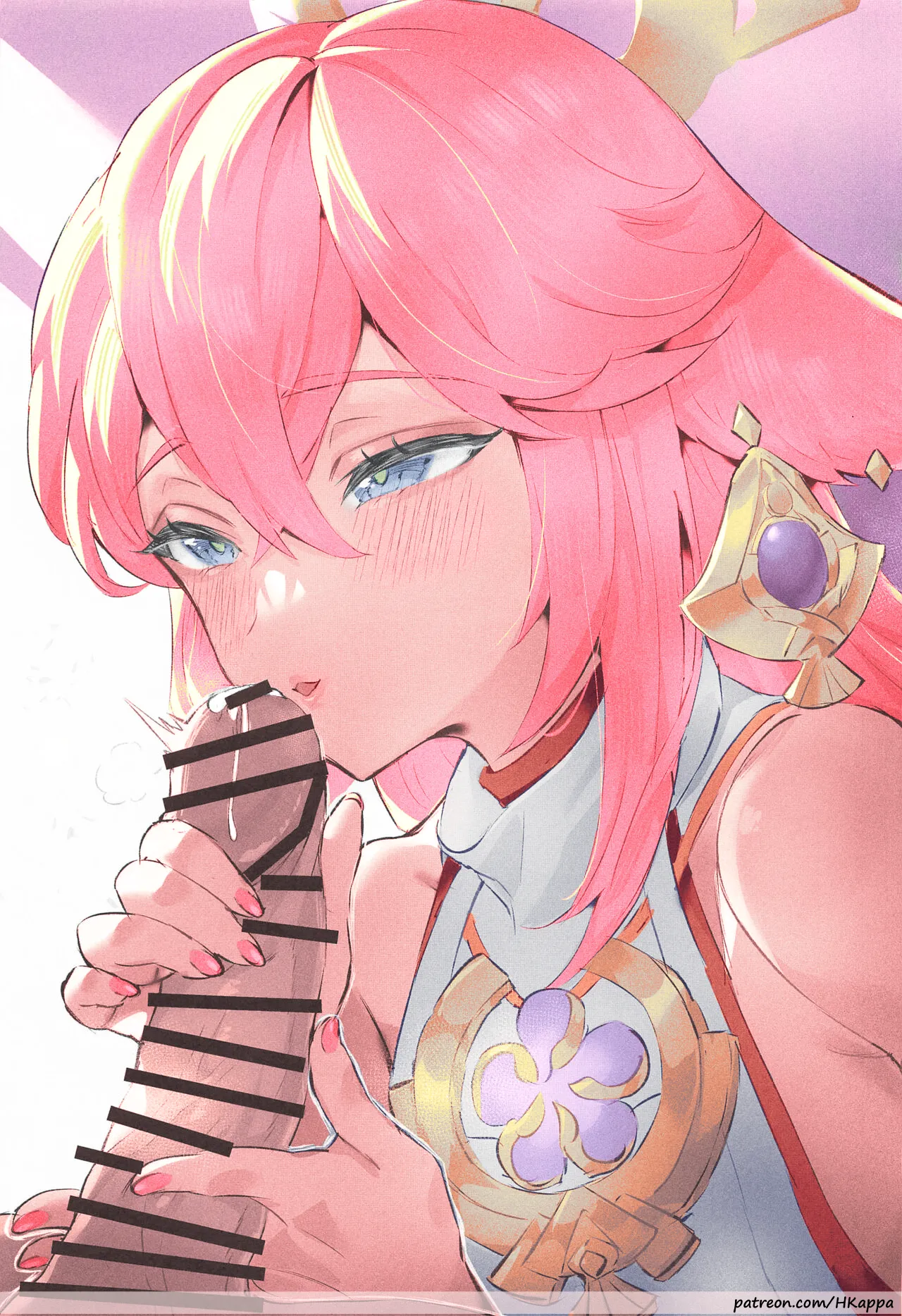 Chimyaku Ijou: Seiyoku+100% | Ley Line Disorder: Libido Increased by 100% page 20 featuring aether genshin impact parody - bandages miko hentai manga - read online free