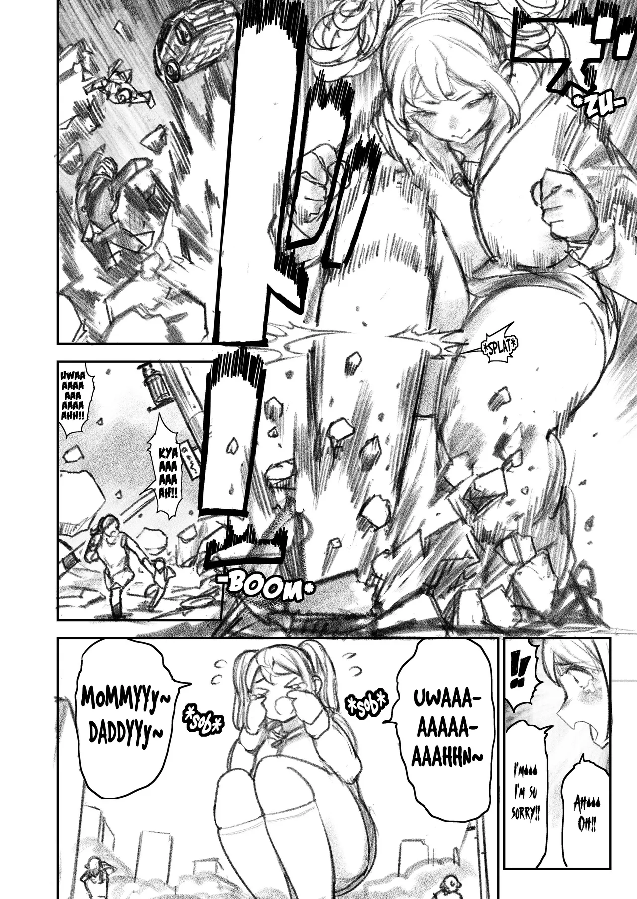 Kyodai Oyako | The Giant Mother-Daughter Duo page 48 original parody - big breasts milf hentai manga - read online free