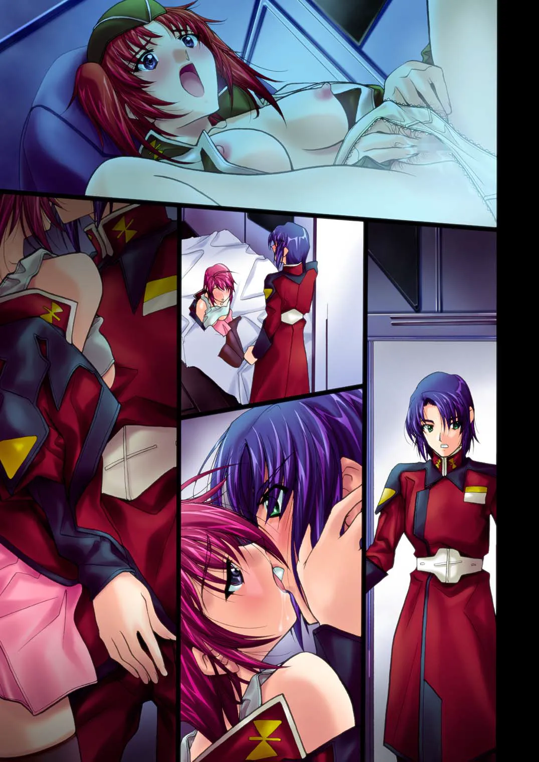 SOYOSOYO'S WORKS-8 page 12 featuring athrun zala gundam seed destiny parody - full color mosaic censorship hentai manga - read online free